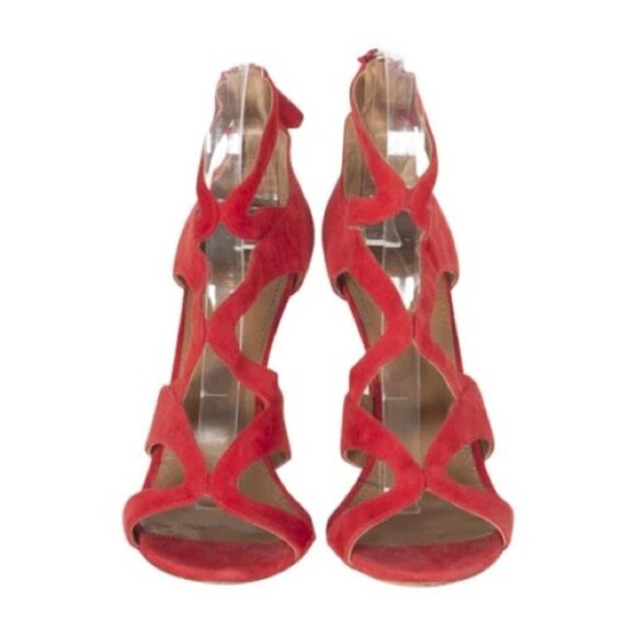 Aquazzura Melissa Suede Sandals size 8 - Picture 3 of 4